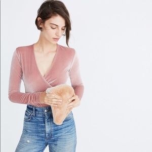 Madewell Velvet Bodysuit RESERVED